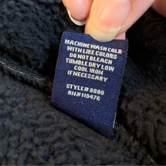 Juniors US Polo Assn. Fleece Zip-Up Sweatshirt Coat -Medium Size with Polo Logo - Picture 6 of 11